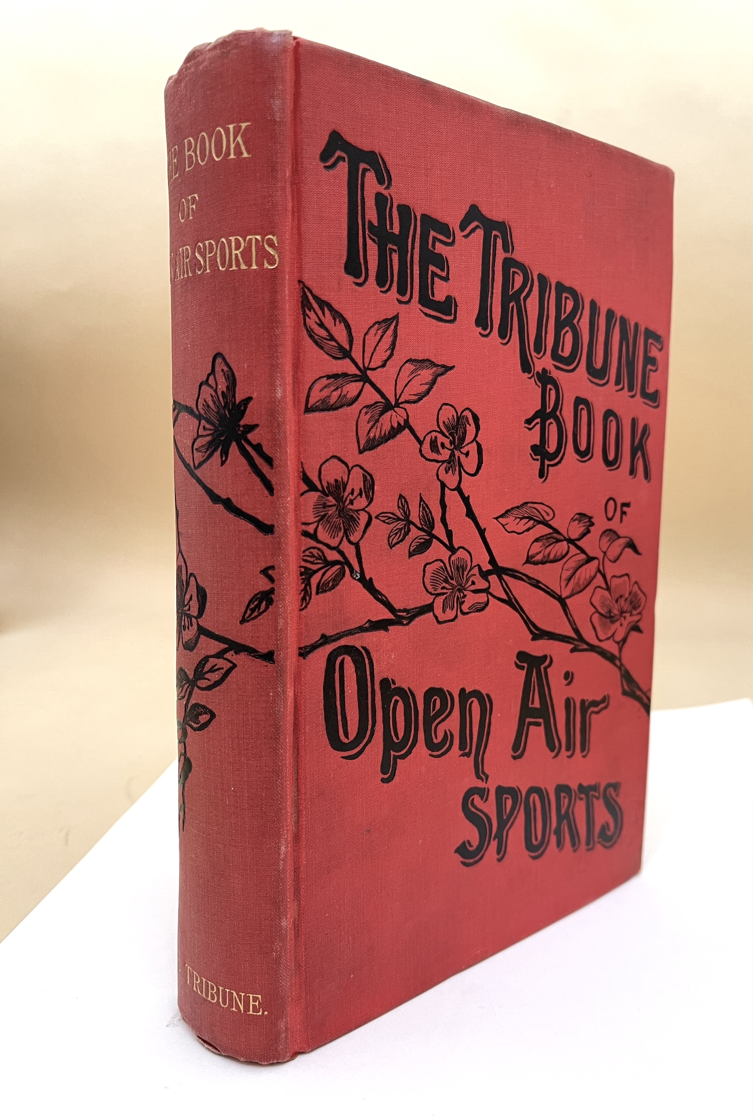 Tribune Book of Open Air Sports original red cloth binding