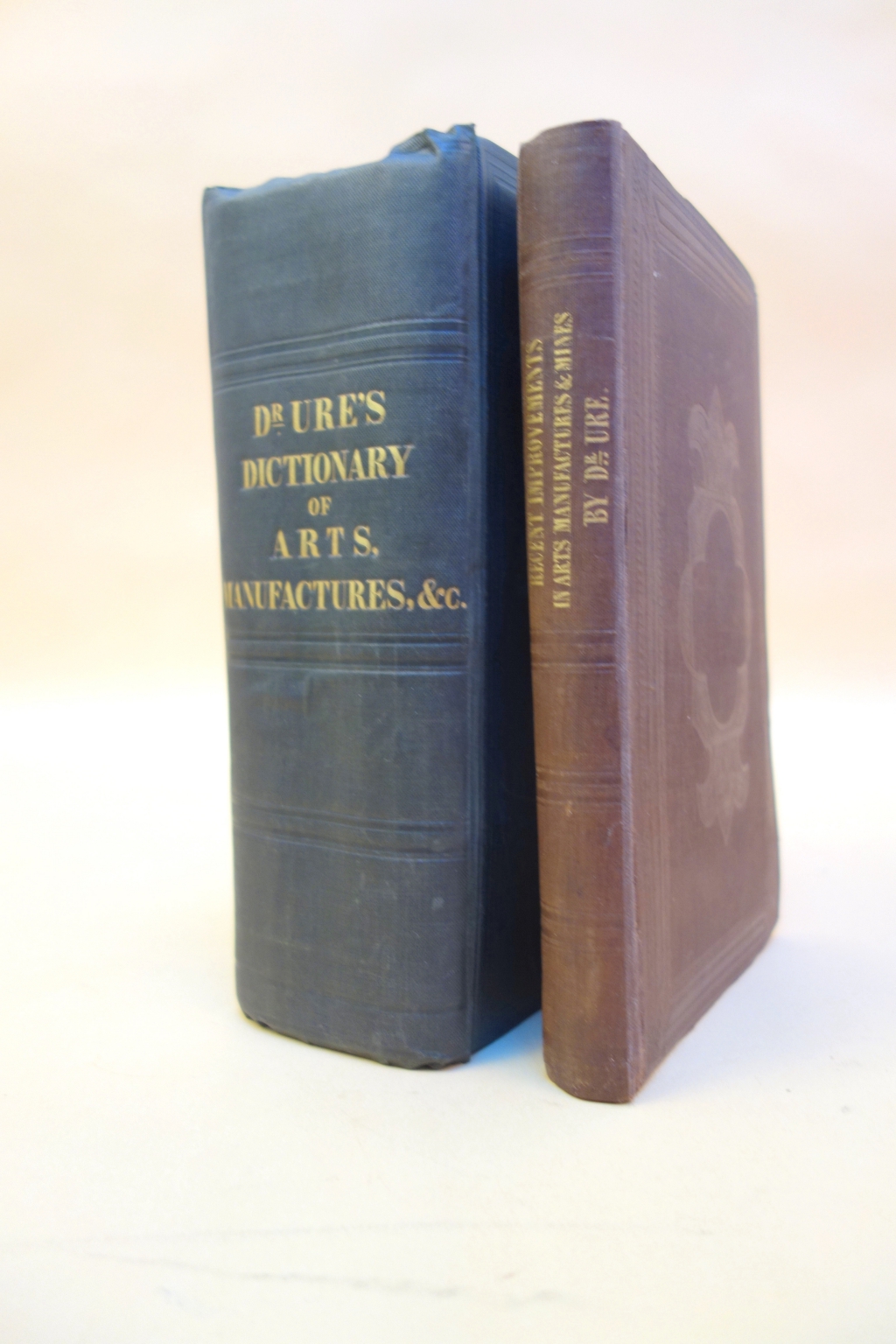 Ure's Dictionary and Supplement original cloth bindings