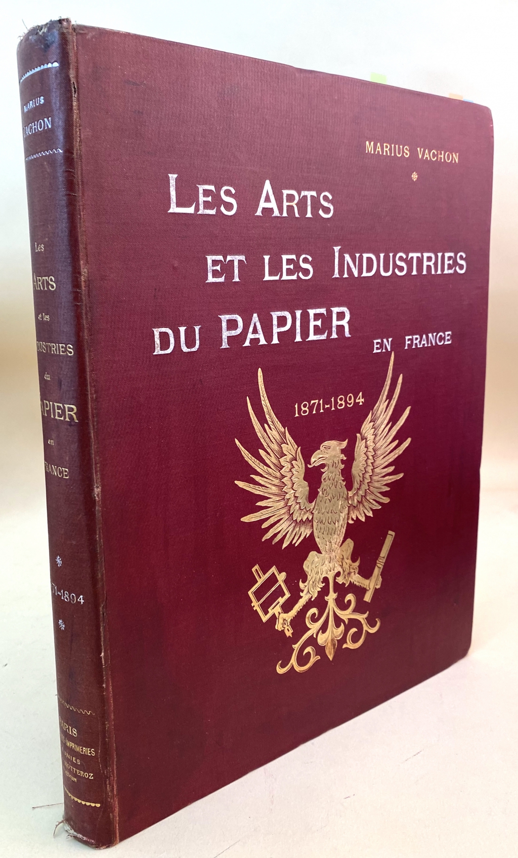 Cover of Vachon's Les arts et les industries du papier