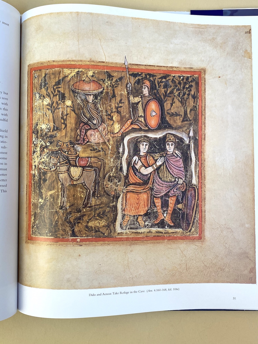 Dido and Aeneas take refuge in a cave. Reproduced from Wright, The Roman Vergil (2001).