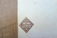 Victoria Psalter Leighton binder label