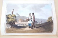 In the text accompanying this hand-colored aquatint the author raises the issue of the impact of factory working conditions on the health of children.