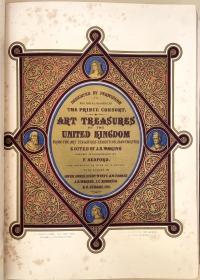 Chromolithographed title page of Waring's book.