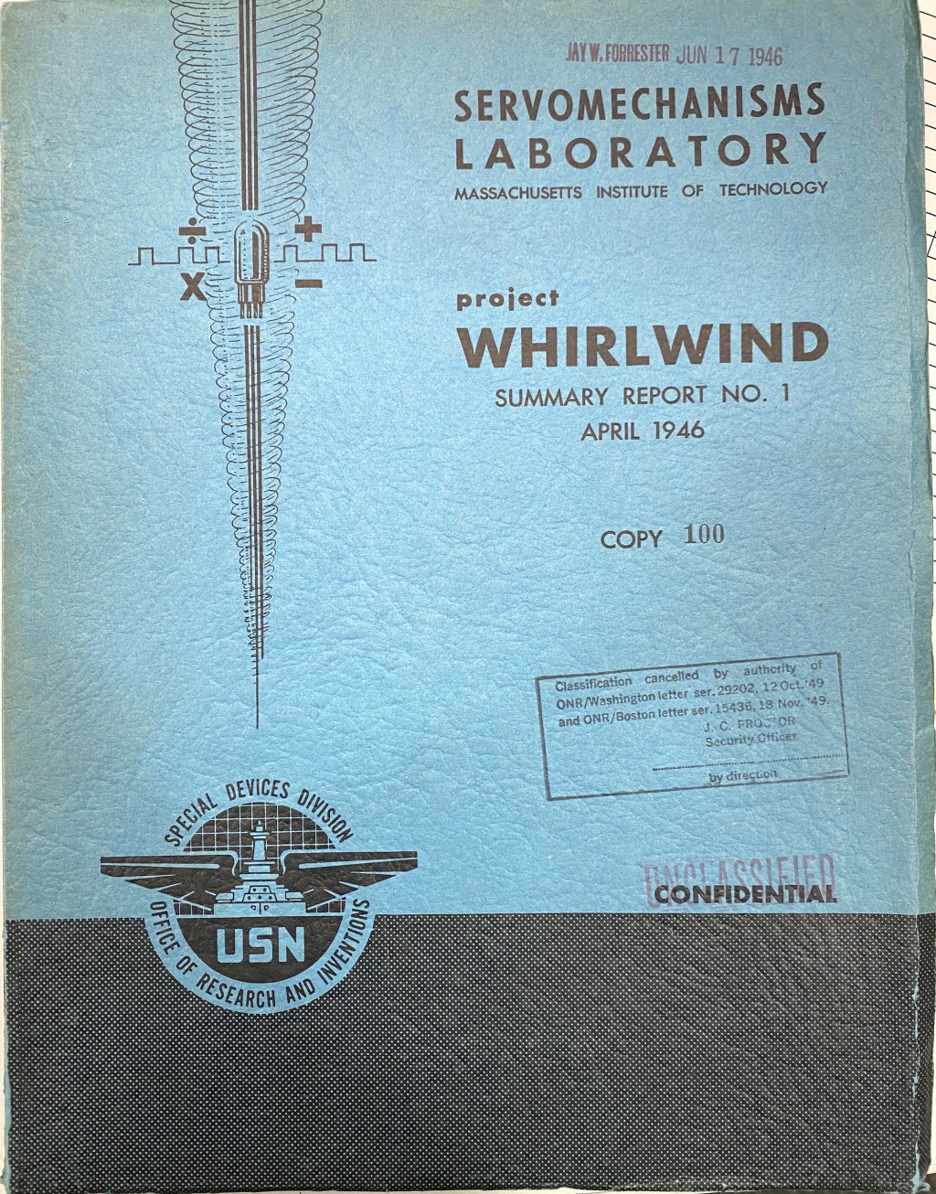 Whirlwind Summary Report No. 1, 1946