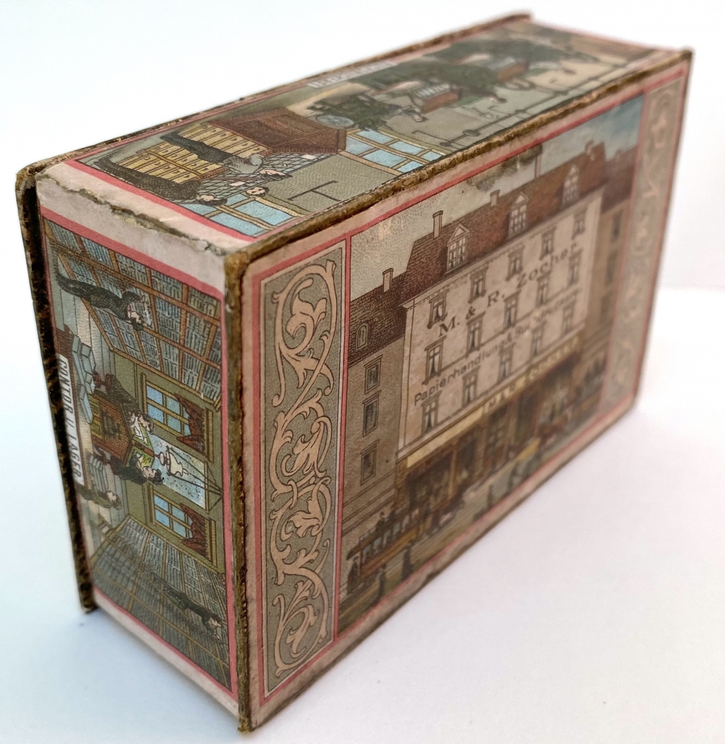 The Zocher card box showing edges.