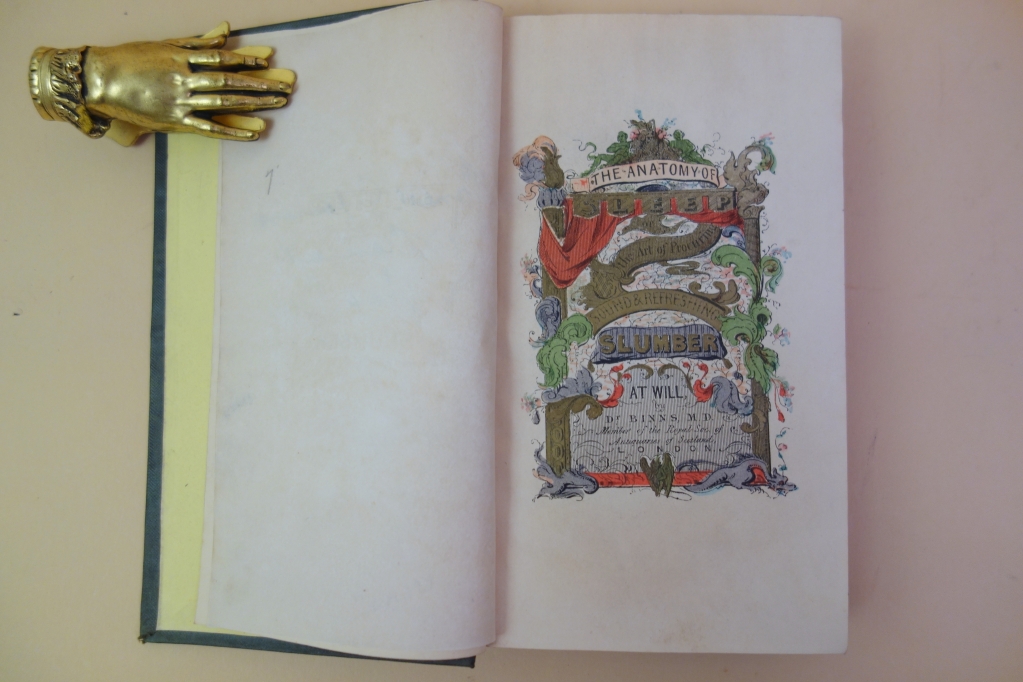 The hand-painted lithographed frontispiece for Binns