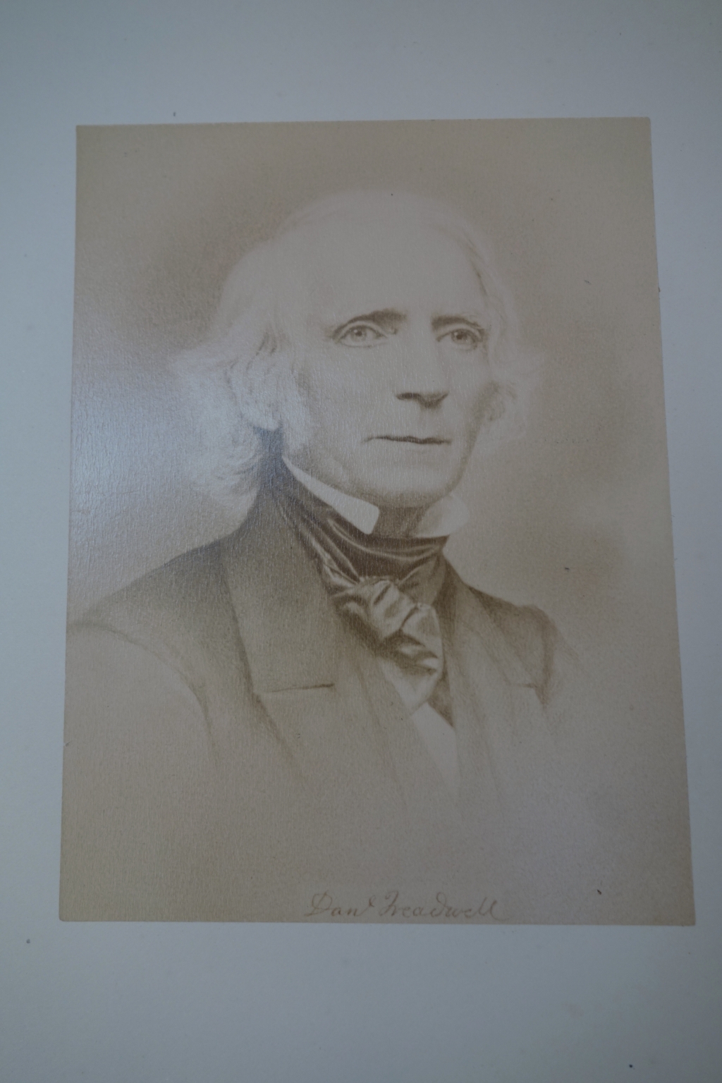 Portrait of Treadwell reproduced photographically as the frontispiece for Wyman