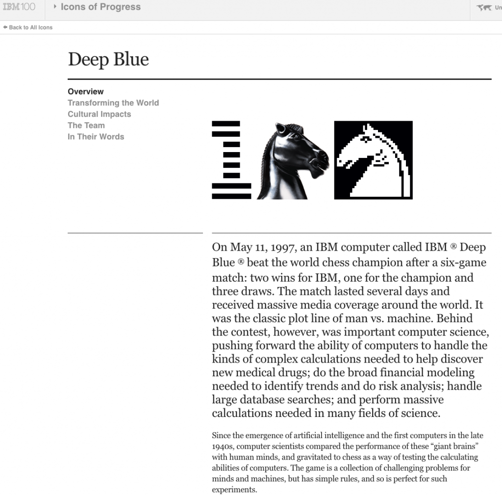 February 10, 1996 – IBM supercomputer Deep Blue defeated Garry Kasparov in  chess for the first time. : r/artificial