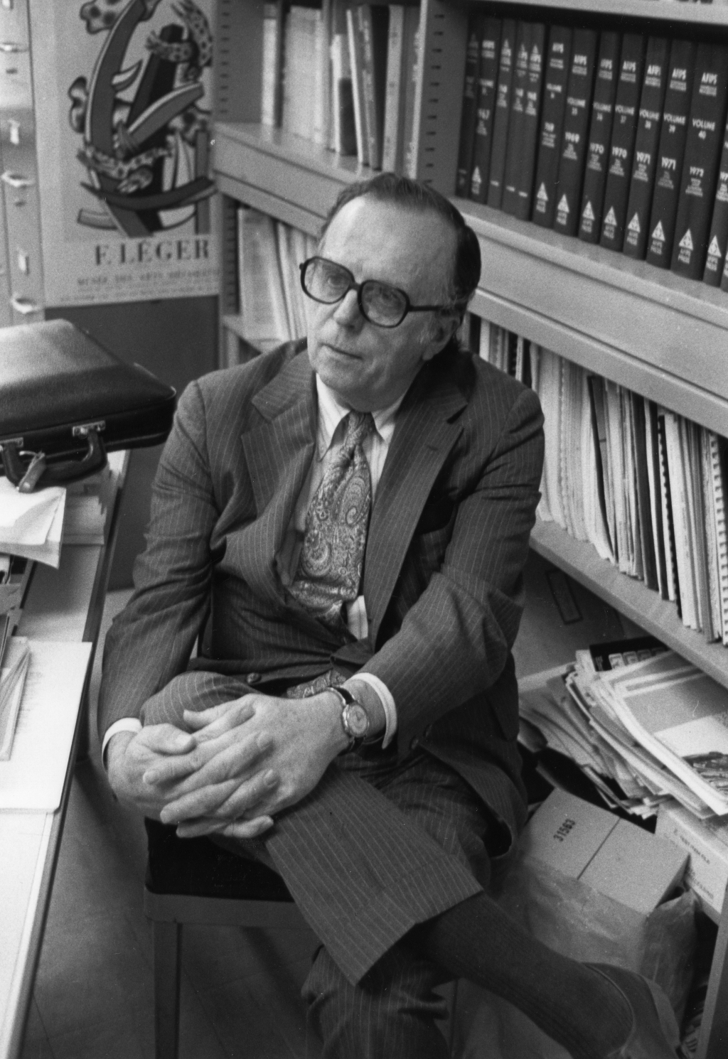Licklider at the University of Maryland, College Park in April 1979