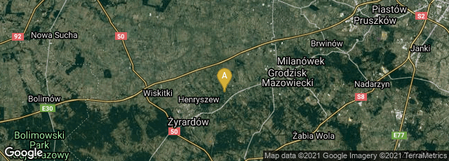 Detail map of Stare Budy, mazowieckie, Poland