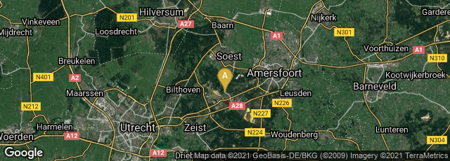 Detail map of Soest, Utrecht, Netherlands