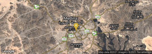 Detail map of Al Suqya, Medina, Al Madinah Province, Saudi Arabia