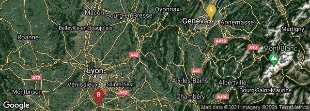 Detail map of Centre-Plainpalais-Acacias, Genève, Genève, Switzerland,Vienne, Auvergne-Rhône-Alpes, France