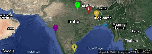 Detail map of Haripur, West Bengal, India,Dhanruwa, Bihar, India,Khajuha, Kundari Rakabganj, Kanpur, Uttar Pradesh, India,Babulnath, Agripada, Mumbai, Maharashtra, India,Marie Oulgaret, Puducherry, Puducherry, India