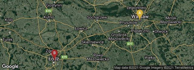 Detail map of Śródmieście, Warszawa, mazowieckie, Poland,Bałuty, Łódź, województwo łódzkie, Poland