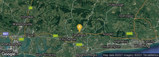 Detail map of Boxgrove, Chichester, England, United Kingdom
