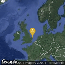 Overview map of Happisburgh, Norwich, England, United Kingdom