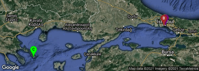 Detail map of İstanbul, Turkey,İstanbul, Turkey,Greece,İstanbul, Turkey