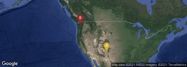 Detail map of Albuquerque, New Mexico, United States,Seattle, Washington, United States