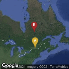 Overview map of Ville-Marie, Montréal, Québec, Canada,Quebec, Canada