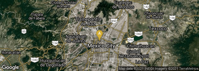 Detail map of Tlatelolco, Ciudad de México, Ciudad de México, Mexico