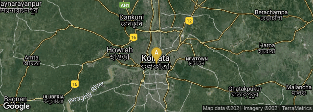 Detail map of Lebutala, Bowbazar, Kolkata, West Bengal, India