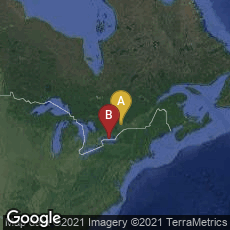 Overview map of Ottawa, Ontario, Canada,Ontario, Canada