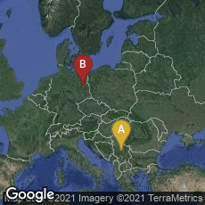 Overview map of Jabučje, Serbia,Mitte, Berlin, Berlin, Germany