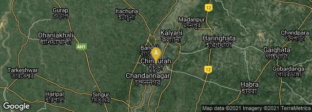 Detail map of Chinsurah R S, Chinsurah, West Bengal, India