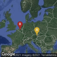 Overview map of Innere Stadt, Wien, Wien, Austria,Brussel, Brussels Hoofdstedelijk Gewest, Belgium