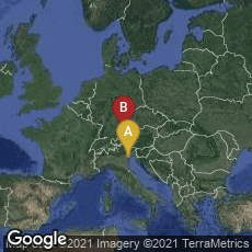 Overview map of Venezia, Veneto, Italy,Altstadt-Lehel, München, Bayern, Germany
