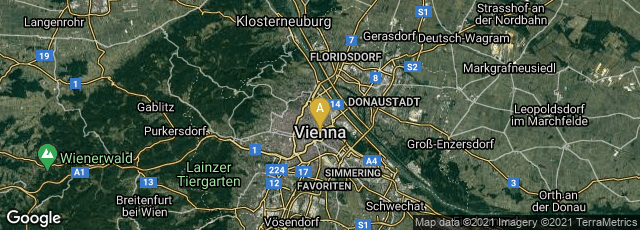 Detail map of Innere Stadt, Wien, Wien, Austria