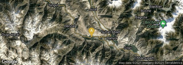 Detail map of Gilgit