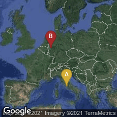 Overview map of Roma, Lazio, Italy,Innenstadt, Köln, Nordrhein-Westfalen, Germany