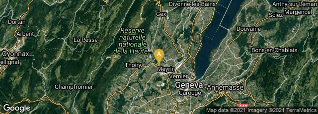 Detail map of Meyrin, Genève, Switzerland