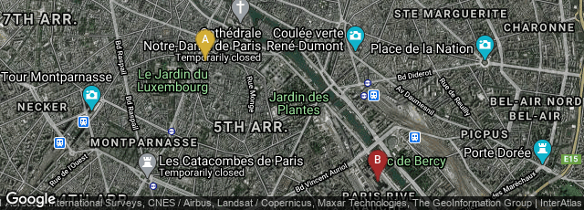 Detail map of Paris, Île-de-France, France,Paris, Île-de-France, France