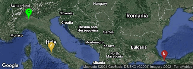Detail map of Roma, Lazio, Italy,İstanbul, Turkey,Milano, Lombardia, Italy