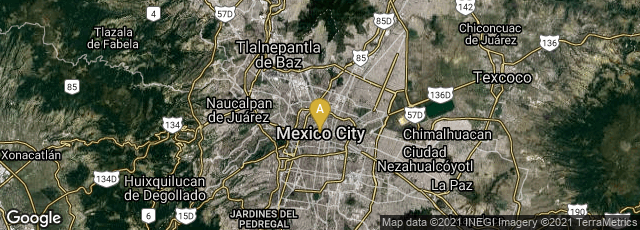 Detail map of Centro, Ciudad de México, Ciudad de México, Mexico