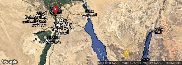 Detail map of South Sinai Governorate, Egypt,Cairo Governorate, Egypt