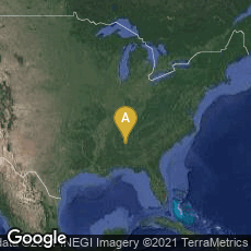Overview map of Birmingham, Alabama, United States