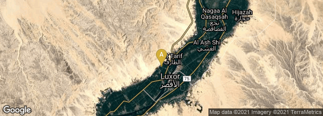 Detail map of Luxor Governorate, Egypt