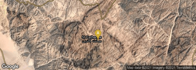 Detail map of South Sinai Governorate, Egypt