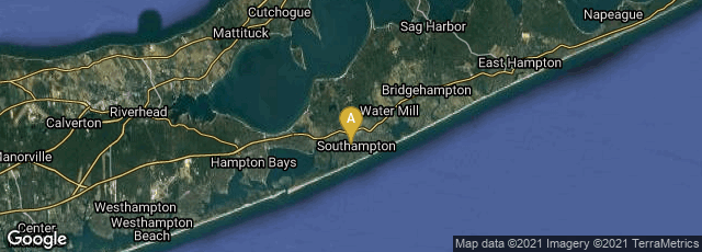 Detail map of Southampton, New York, United States
