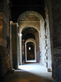 An interior corridor of the Tabularium. (View Larger)